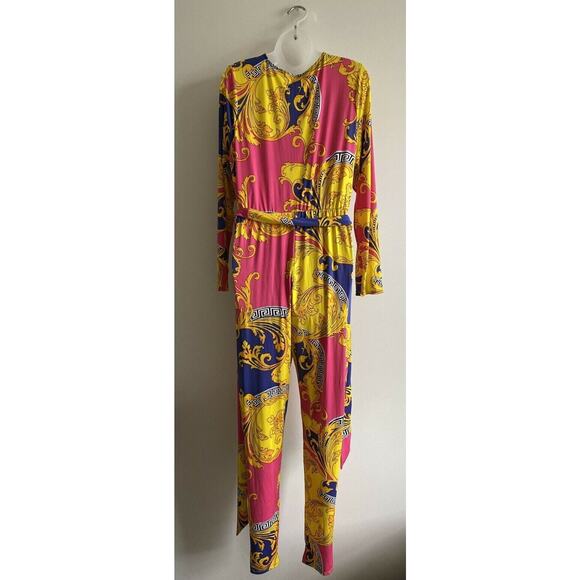 The Curve Jumpsuit Women 2x Multicolored Long Sleeve Skinny Legged No Pockets - Picture 2 of 11